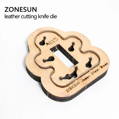 ZONESUN A105 leather punching die key fob cutting die for handmade key ring key cover earphone handicraft leather tool accessory