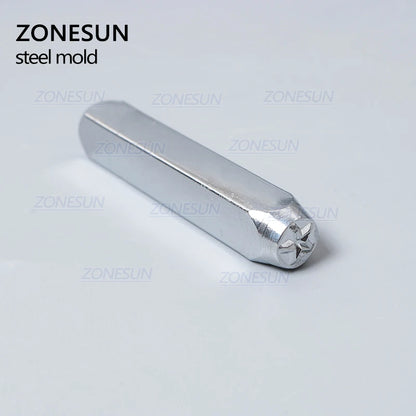 ZONESUN Star Jewelry Stamping Metal Alphabet LOGO Steel Stamps Mold Marking Tool Punch Die For Leather Ring Bracelet Necklace