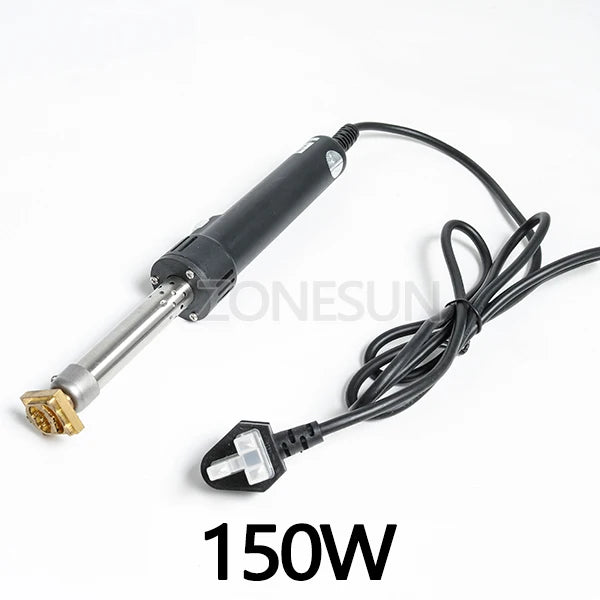 ZONESUN Leather stamping embossing machine soldering Branding iron for custom mold leather cake dessert logo handheld embosser