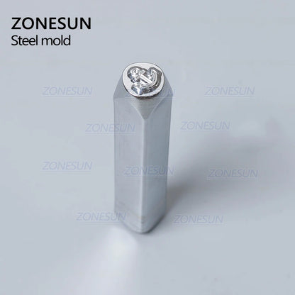 ZONESUN Anchor Jewelry Stamping Metal Alphabet LOGO Steel Stamps Mold Marking Tool Punch Die For Gold Ring Bracelet Necklace