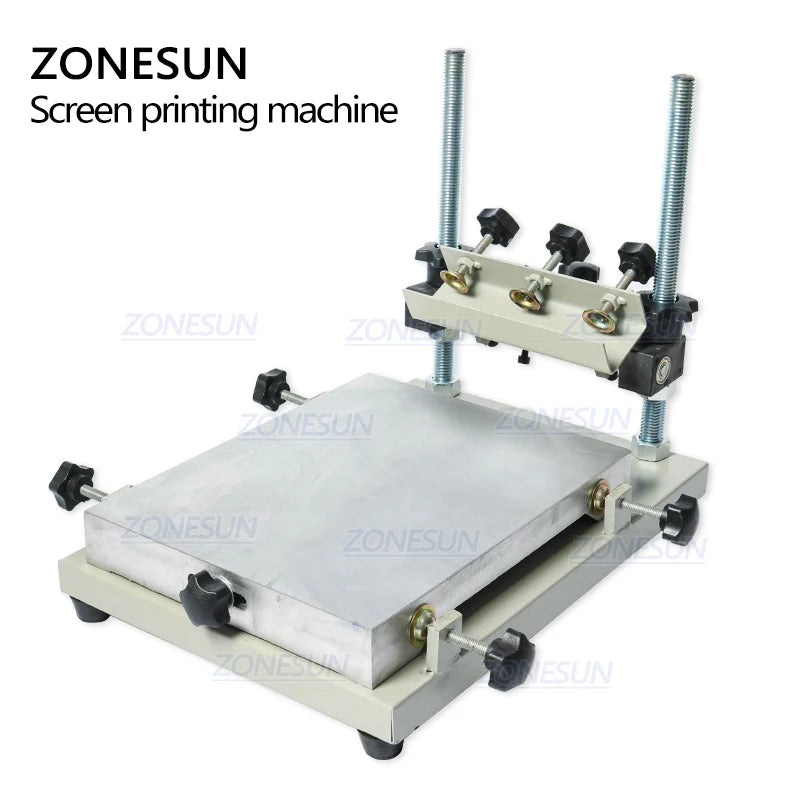 ZONESUN High Precision Stencil Printer Silk Screen Printer SMT Solder Paste Silk Screen Printing Machine For Metal Plastic Wood
