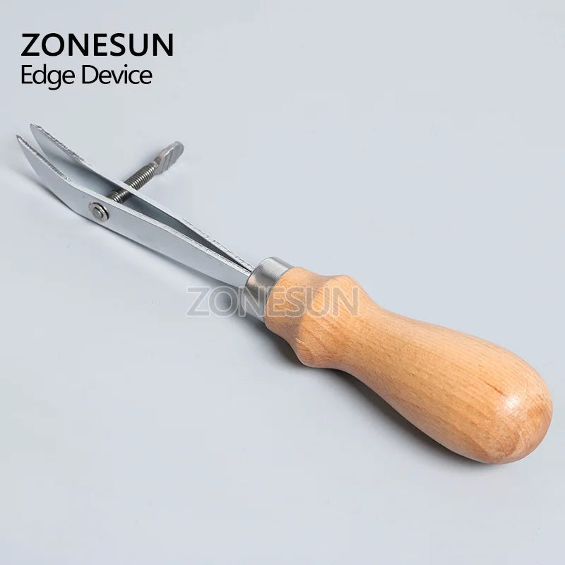 ZONESUN Adjustable Edge Creaser Edge Crafts Leather DIY Handcrafted Work Tool Leather Edge Line Press Spacing Margin