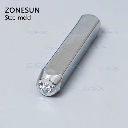 ZONESUN Design Metal Stamps kit Stamps Tools DIY Jewelry Gold Silver Metal leather LOGO Stamp