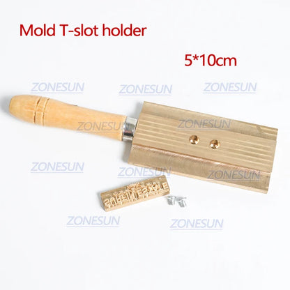 ZONESUN Hot Foil Stamping Machine Accessory Spare Parts Position Holder Foil Roll Holder T-Slot Workbench Heating Element