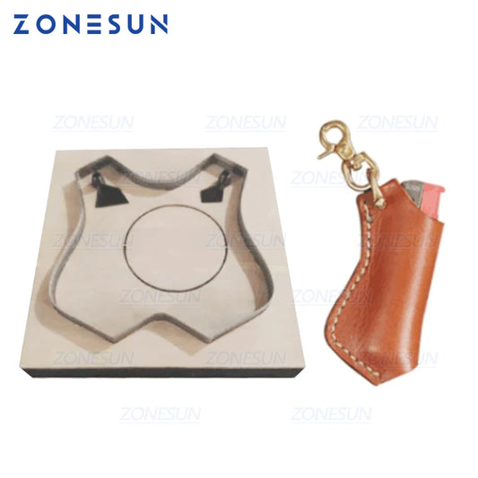 ZONESUN Cigarette Lighter Leather Cutting Die Papercraft Paper Art Tool Die Cutting Machine Diy Handicraft Cutter Lighter C