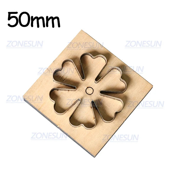 ZONESUN Flower Leather Cutting Die DIY Cut Out Leather Decoration Wood Template Punching Die Cuts Steel Rule Die