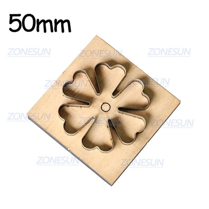 ZONESUN Flower Leather Cutting Die DIY Cut Out Leather Decoration Wood Template Punching Die Cuts Steel Rule Die