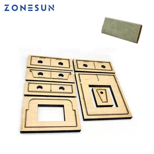 ZONESUN handbag wallet leather paper cutting steel rule die cliker handicraft tool punch cutter diy gift leather blade die
