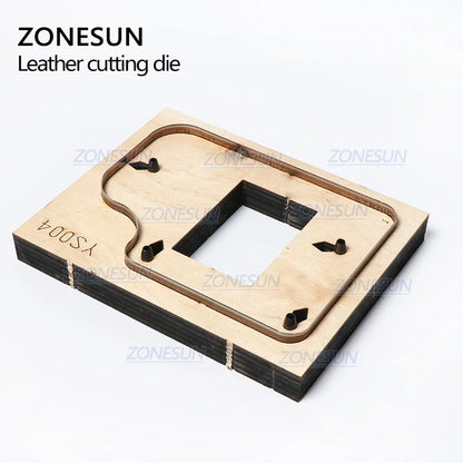 ZONESUN S004 Custom Leather Key Chain Die Cuts For Handmade Key Cover Key Fob Hang Decoration Cutting Clicker Die Steel Rule Die
