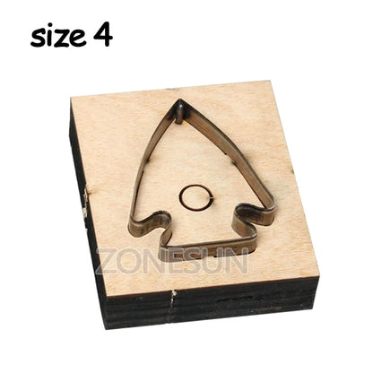 ZONESUN Fish DIY Cutter Leather Earring Cutting Die Cactus Leather Decoration Earring Template For Die Cutting Machine Clicker