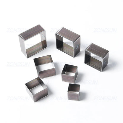 ZONESUN Half-Circle Drop Leather Cutting Die Clicker Steel Rule Die 20/25/30/50mm Punching Tool For Cutting Out Leather Earring