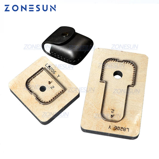 ZONESUN Custom Air Pod Case Leather Cutting Die Handicraft Tool Punching Leather Cutter Mold DIY Paper Laser Die Cuts