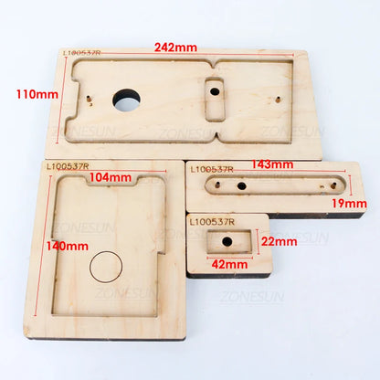 ZONESUN Card clip / Wallet / Purse/Change Purse Steel Rule Die Cut, Cutting Mold for Leather, Steel Punch - Cutter