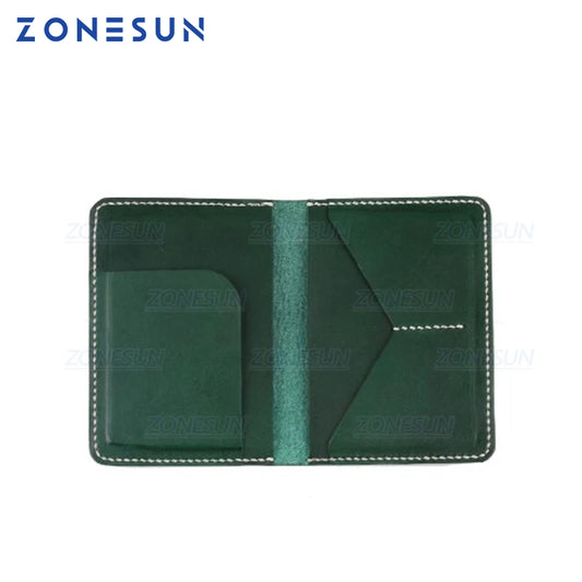 ZONESUN S2 Passport Cover Custom Leather Cutting Die Handicraft Tool Punch Cutter Mold DIY Paper Steel Rule Die
