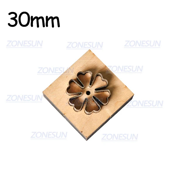 ZONESUN Flower Leather Cutting Die DIY Cut Out Leather Decoration Wood Template Punching Die Cuts Steel Rule Die