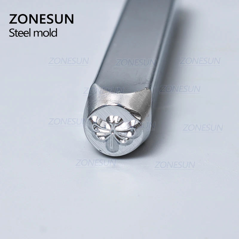 ZONESUN Design Metal Stamps kit Stamps Tools DIY Jewelry Gold Silver Metal leather LOGO Stamp