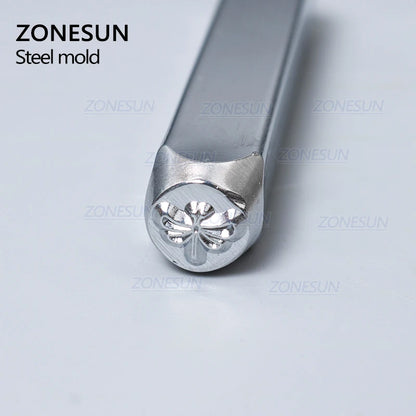 ZONESUN Design Metal Stamps kit Stamps Tools DIY Jewelry Gold Silver Metal leather LOGO Stamp