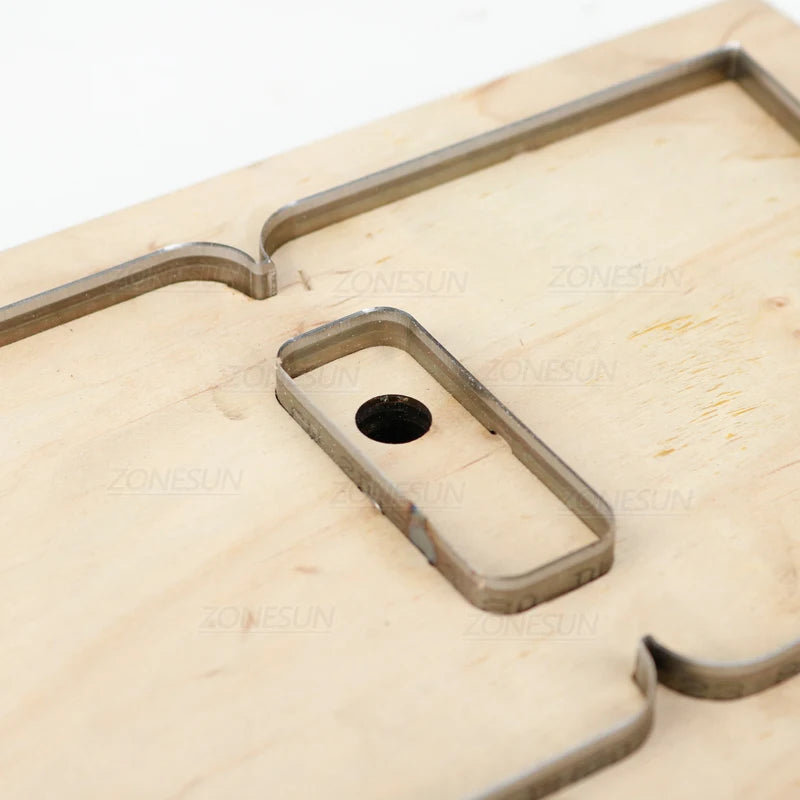 ZONESUN Card clip / Wallet / Purse/Change Purse Steel Rule Die Cut, Cutting Mold for Leather, Steel Punch - Cutter