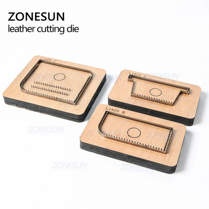 ZONESUN Credit Card holder coin purse Customized leather cutting die handicraft tool punch cutter mold DIY paper wallet cut die