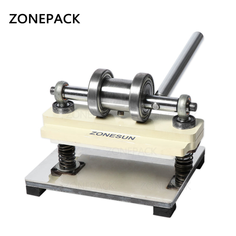 ZONESUN Manual Leather Die Cutting Machine Handmade Earring Die Cuts Pressing Machine For Punching Clicker Die Steel Rule Die
