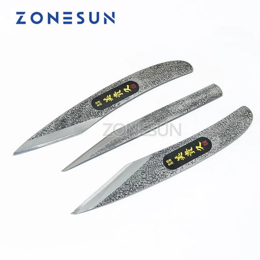 ZONESUN Carving Knife Rubber Phone Film Knifes Pen Sharpener Paper Cutting Wood Leather Cutting Tools Hand Model DIY Knives