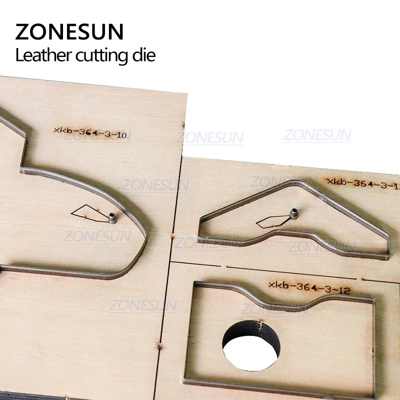 ZONESUN Credit Card Holder Coin Purse Customized Leather Cutting Die Handicraft Tool Punch Cutter Mold Diy Paper Wallet Cut Die