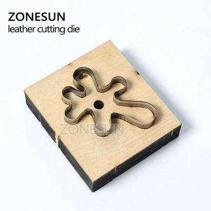 ZONESUN Custom Irregular Leather Earring Paper Cutting Die Tool For Die Cutting Machine DIY Punching Clicker Steel Rule Die