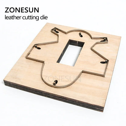 ZONESUN Z101 Customized leather cutting die handicraft tool coin purse punch coin pouch cutter mold DIY paper laser knife die