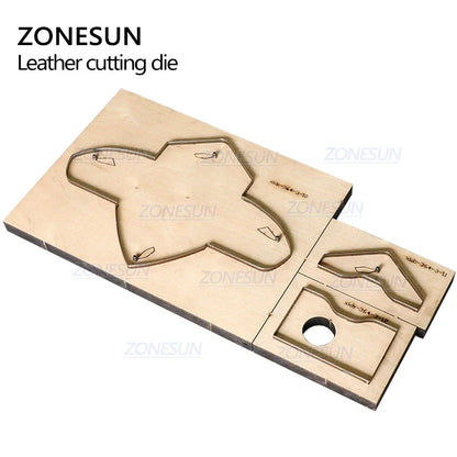 ZONESUN Credit Card Holder Coin Purse Customized Leather Cutting Die Handicraft Tool Punch Cutter Mold Diy Paper Wallet Cut Die
