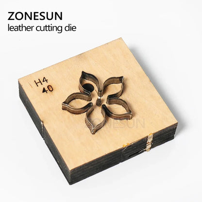 ZONESUN Flower Leather Cutting Die Papercraft Paper Art Leather Decoration Tool For Die Cutting Machine Diy Handicraft Cutter