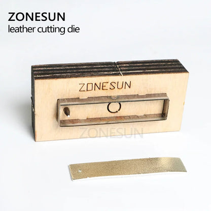 ZONESUN leather earring cutting dies rectangle shape leather paper earring decoration cutting steel rule click press die