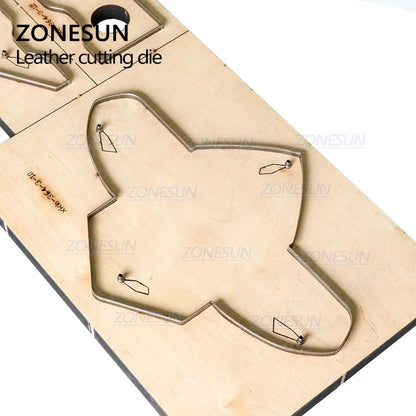 ZONESUN Credit Card Holder Coin Purse Customized Leather Cutting Die Handicraft Tool Punch Cutter Mold Diy Paper Wallet Cut Die