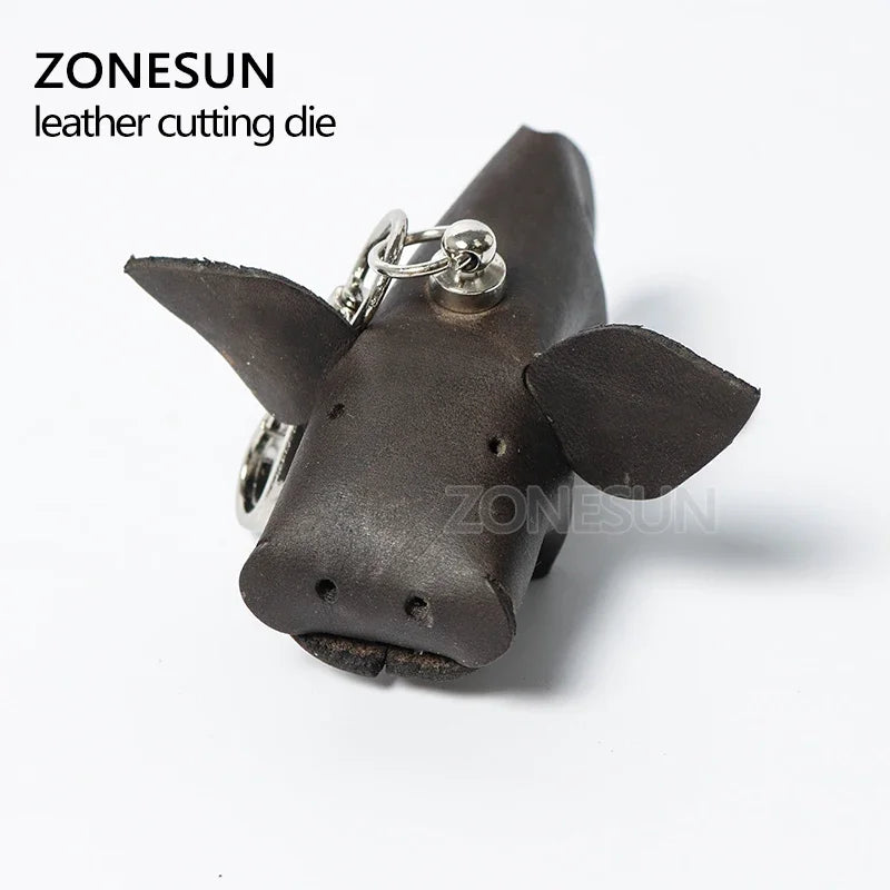 ZONESUN Japan Steel Blade Rule Die Clicker Dies Punch Tool Pig Cutting Mold Wood Templat  For Leather Die Cutting Machine