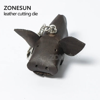 ZONESUN Japan Steel Blade Rule Die Clicker Dies Punch Tool Pig Cutting Mold Wood Templat  For Leather Die Cutting Machine