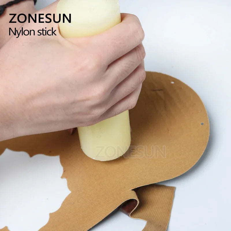 ZONESUN Nylon stick for hammering leather cutting die punching die punch tool leather wooden template DIY handicraft tool