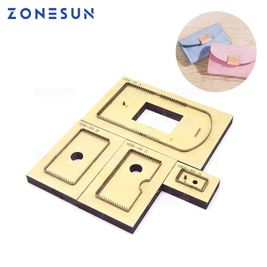 ZONESUN coin purse wallet pouch customized leather cutting steel rule die handicraft tool cutter diy handicraft Blade