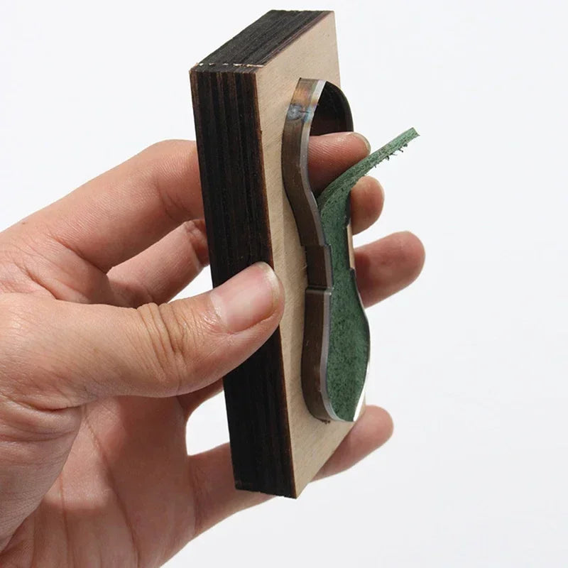 Leather Cutting Mould Zipper, Leather Tool Bag Chain Template, DIY Wooden Punching ,Handcraft Bag Straps Cutting Die