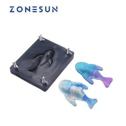 ZONESUN Fish DIY Key Chain Leather Shaped Mold Handcraft Tools Moldling Leather Punching Die Cuts Leathercraft Tool Sets