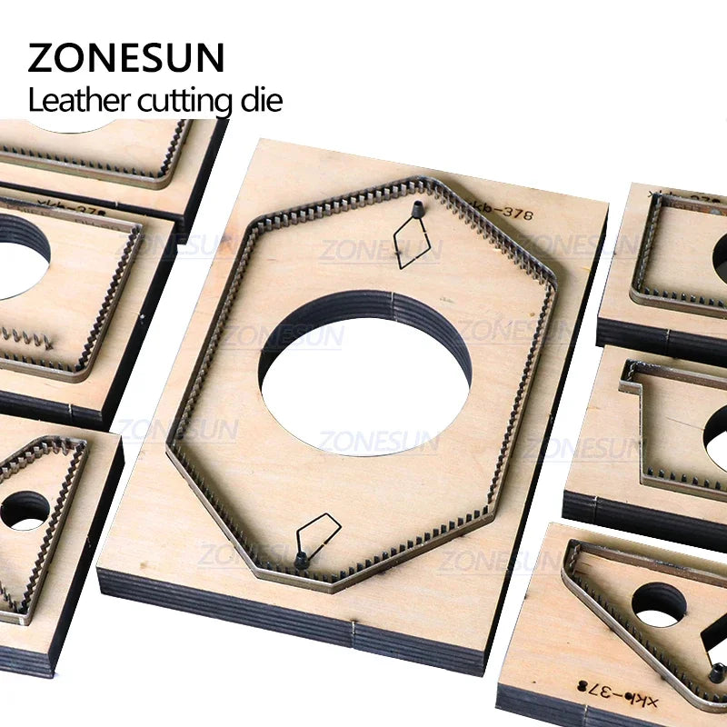 ZONESUN Credit Card Holder Women Wallet Custom Leather Cutting Die Handicraft Punching Tool Mold DIY Paper Wallet Die Cuts