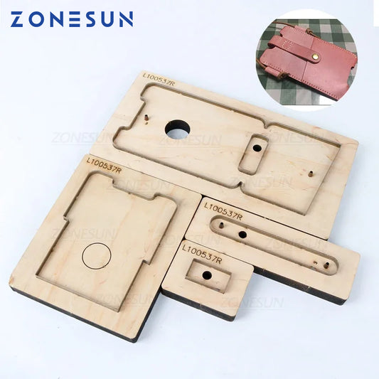 ZONESUN Card clip / Wallet / Purse/Change Purse Steel Rule Die Cut, Cutting Mold for Leather, Steel Punch - Cutter