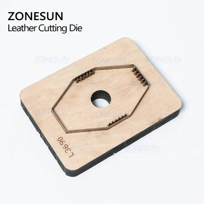 ZONESUN C1 Bank Credit Card Holder Custom Leather Cutting Die Handicraft Punching Tool DIY Paper Clicker Die Wooden Template