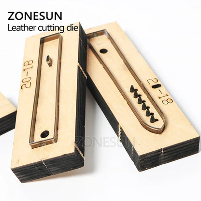 ZONESUN 20-18 Customized leather cutting die Leather DIY Craft supply watchband strap Wooden Template Punching Cutting Mould