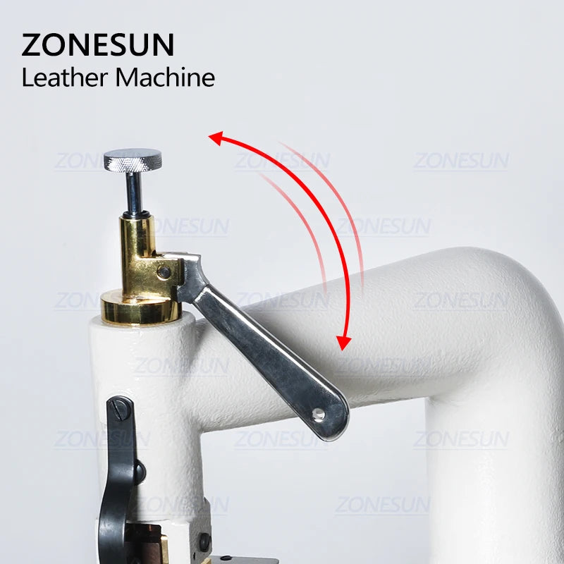 ZONESUN 801 Electric Leather Skiving Machine Bottom Feed Bell Knife Skiver Leather Skiver Vegetable Tanning Scrape Thin Tool
