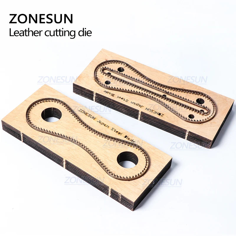 ZONESUN Baseball Custom Leather Cutting Die Handicraft Tool Coin Purse Punching Coin Pouch Cutter Mold DIY Paper Laser Die Cuts