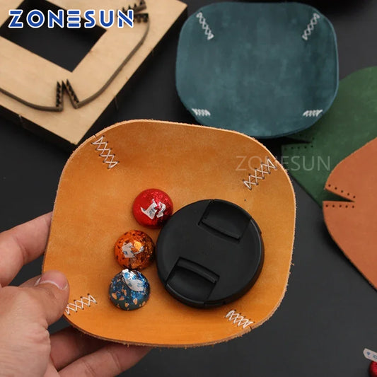 ZONESUN Christmas leather accessories leather cutting die leather tool sewing pattern custom die cut leather pattern