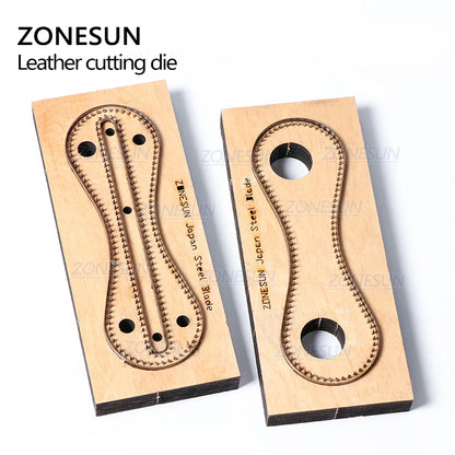 ZONESUN Baseball Custom Leather Cutting Die Handicraft Tool Coin Purse Punching Coin Pouch Cutter Mold DIY Paper Laser Die Cuts