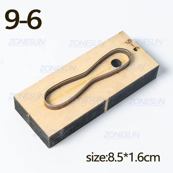 ZONESUN  Leather Handbag Accrssory Cutting Die Zipper Holder  Leather Decoration Tool For Die Cutting Machine DIY Handicraft Cut
