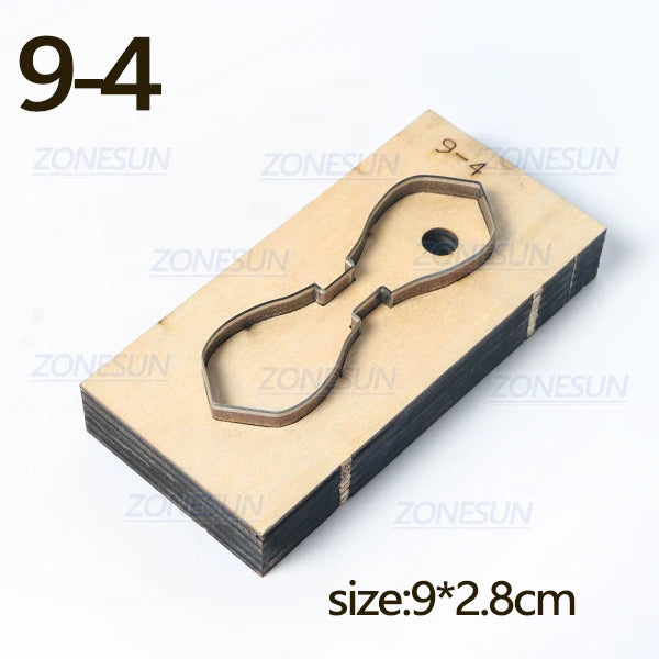 ZONESUN  Leather Handbag Accrssory Cutting Die Zipper Holder  Leather Decoration Tool For Die Cutting Machine DIY Handicraft Cut