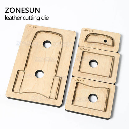 ZONESUN D3 Custom Design Leather Women Wallet Purse Die Cutter Clicker Steel Rule Die Pucnhing Tool For Die Cutting Machine