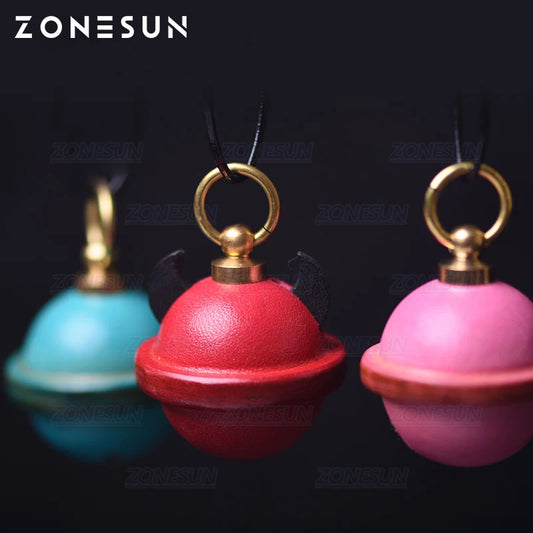 ZONESUN Plastic DIY Leather Bell Shaped Mold Handcraft Tools Molding Leather Punching Die Cuts Leathercraft Tool Sets